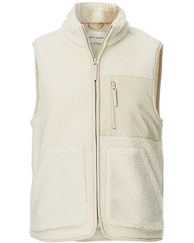 Herre | Business & Beyond | A Day's March | Arvån Recycled Fleece Vest Off White
