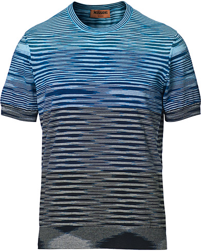  |  Degradé Knitted T-Shirt Navy/Bluette