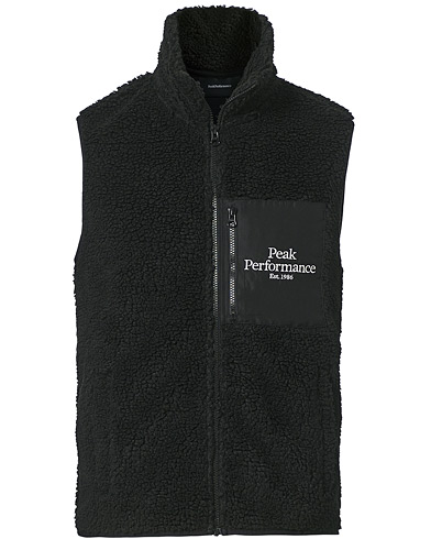 Peak Performance Pile Fleece Vest Black