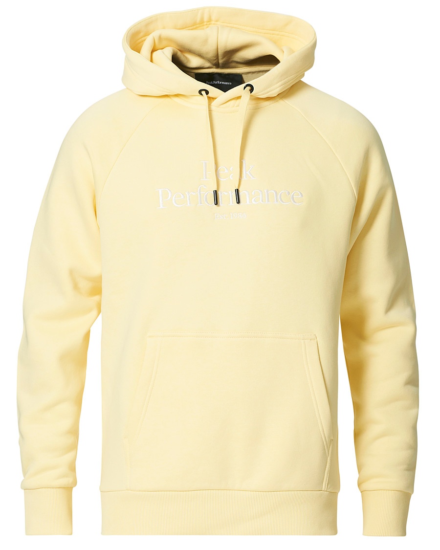 Peak Performance Original Logo Hoodie Butter Peak Performance Original Logo Hoodie Butter