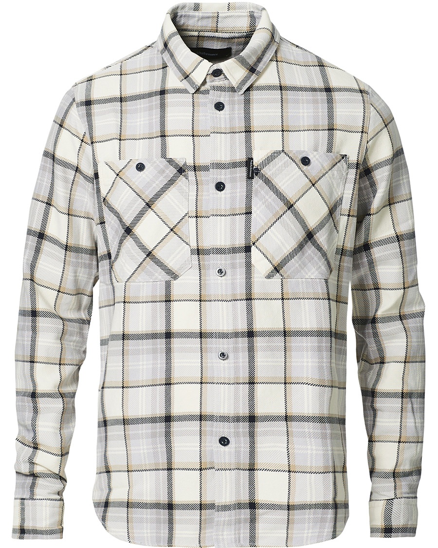 Peak Performance Cotton Check Shirt Creme Beige Peak Performance Cotton Check Shirt Creme Beige
