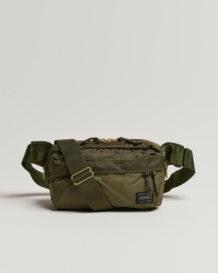 Porter-Yoshida & Co. Force Waist Bag Olive Drab – Grønn