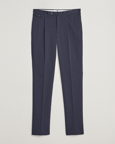 PT01 Gentleman Fit Silkochino Trousers Navy