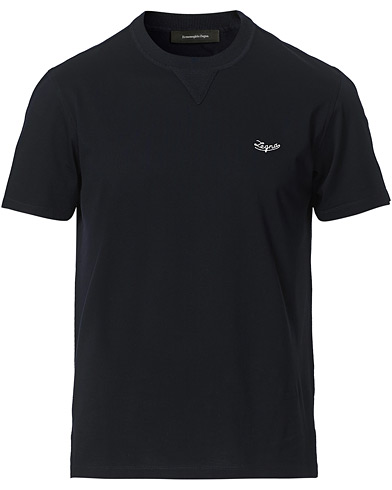 Kortermede t-shirts |  Short Sleeve Logo Tee Navy 