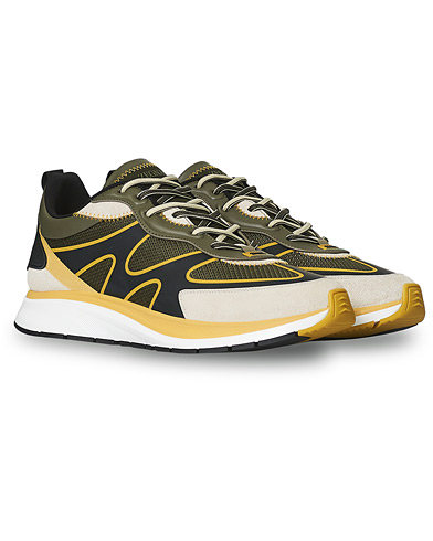  |  Recycled Running Sneakers Yellow/Olive
