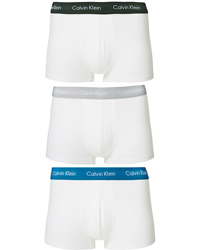Calvin Klein Cotton Stretch Trunk 3-Pack White