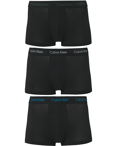 Calvin Klein Cotton Stretch Trunk 3-Pack Black