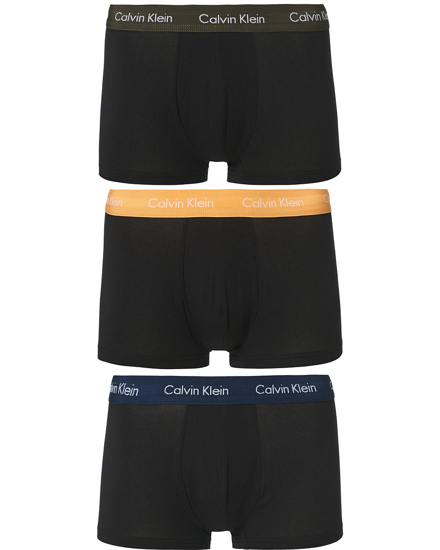 Calvin Klein Cotton Stretch Trunk 3-Pack Orange/Blue/Green Calvin Klein Cotton Stretch Trunk 3-Pack Orange/Blue/Green