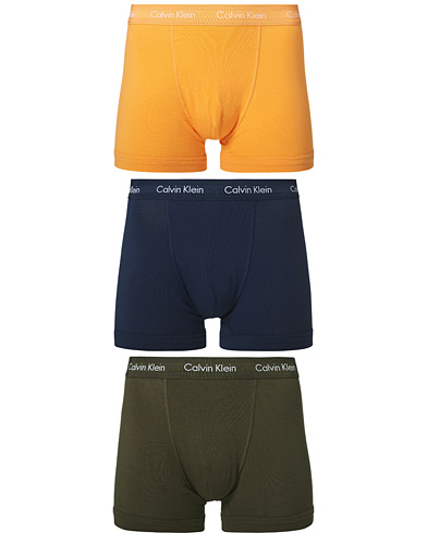 Underklær |  Cotton Stretch Trunk 3-Pack Orange/Blue/Green
