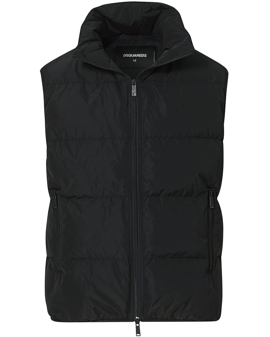 Dsquared2 Padded Down Gilet Black hos 