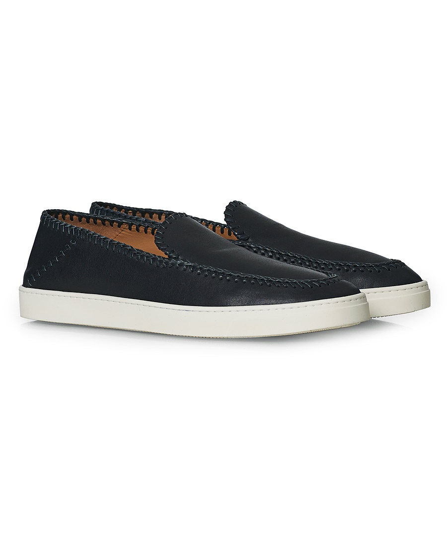 Giorgio Armani Soft Leather Loafers Navy Giorgio Armani Soft Leather Loafers Navy