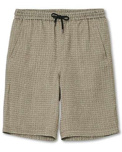 Shorts |  Jacquard Drawstring Shorts Beige