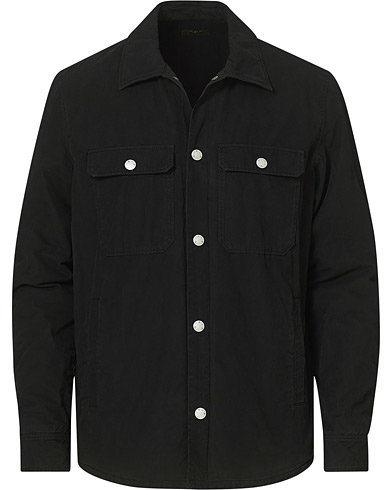 Herre | Tynne jakker | A.P.C. | Alex Garment Dyed Overshirt Black