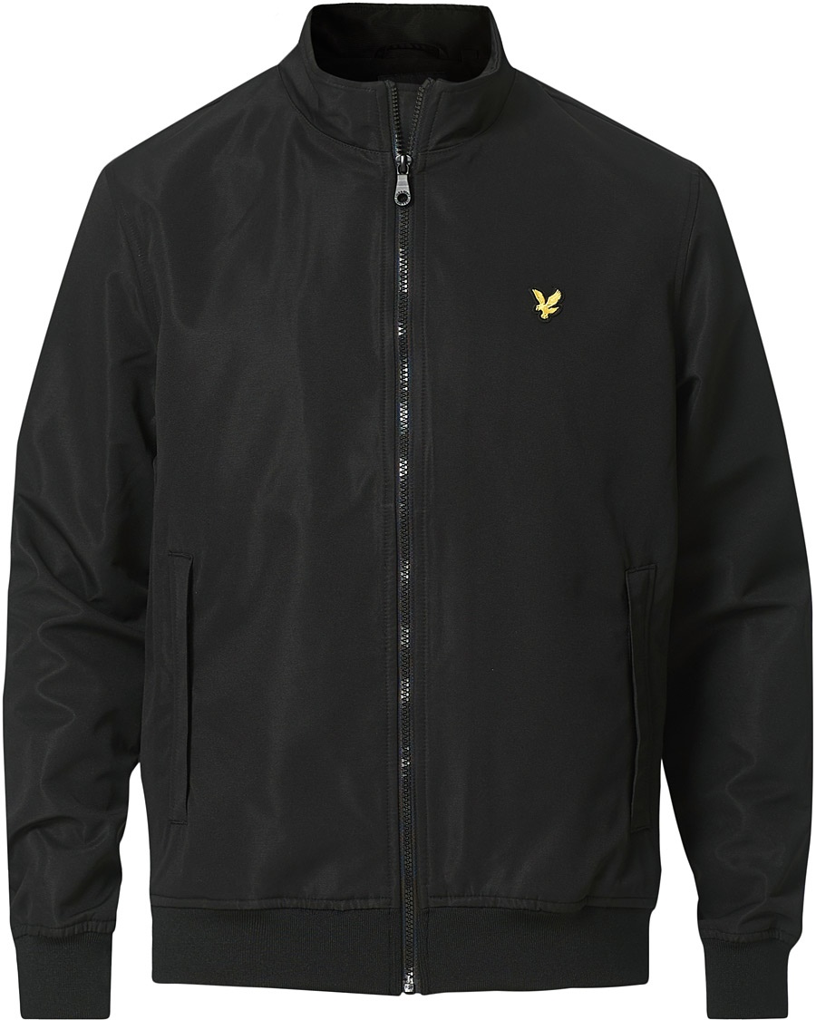 Lyle & Scott Mesh Backed Funnel Neck Jacket Jet Black Lyle & Scott Mesh Backed Funnel Neck Jacket Jet Black