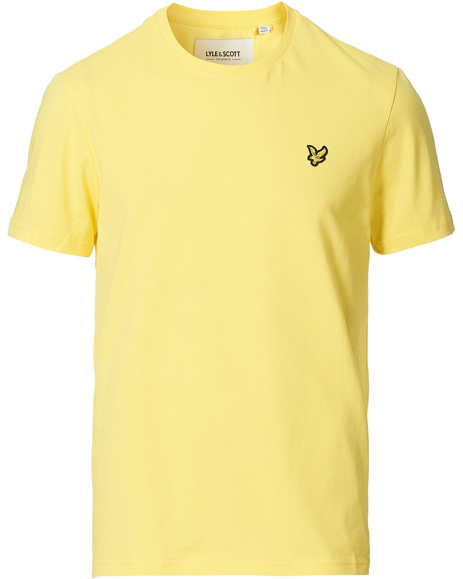 Lyle & Scott Crew Neck Organic Cotton Tee Yellow Lyle & Scott Crew Neck Organic Cotton Tee Yellow