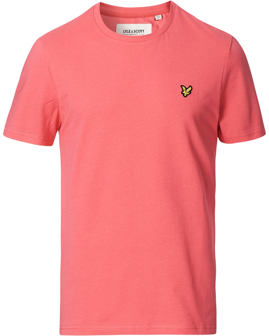Lyle & Scott Crew Neck Organic Cotton Tee Electric Pink Lyle & Scott Crew Neck Organic Cotton Tee Electric Pink