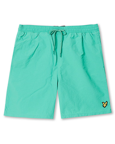  |  Plain Swim Shorts Green Glaze