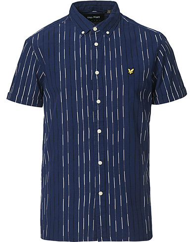  |  Multi Stripe Short Sleeve Shirt Navy