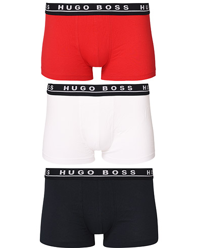 Herre |  | BOSS | 3-Pack Trunk Boxer Shorts Navy/Red/White
