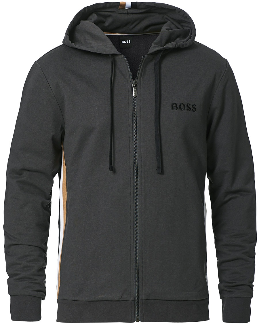 BOSS Heritage Tracksuit Full-Zip Hoodie Dark Grey BOSS Heritage Tracksuit Full-Zip Hoodie Dark Grey