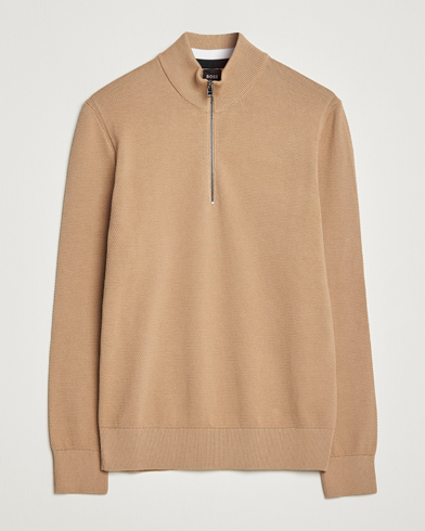  |  Ebrando Knitted Half-Zip Sweater Medium Beige