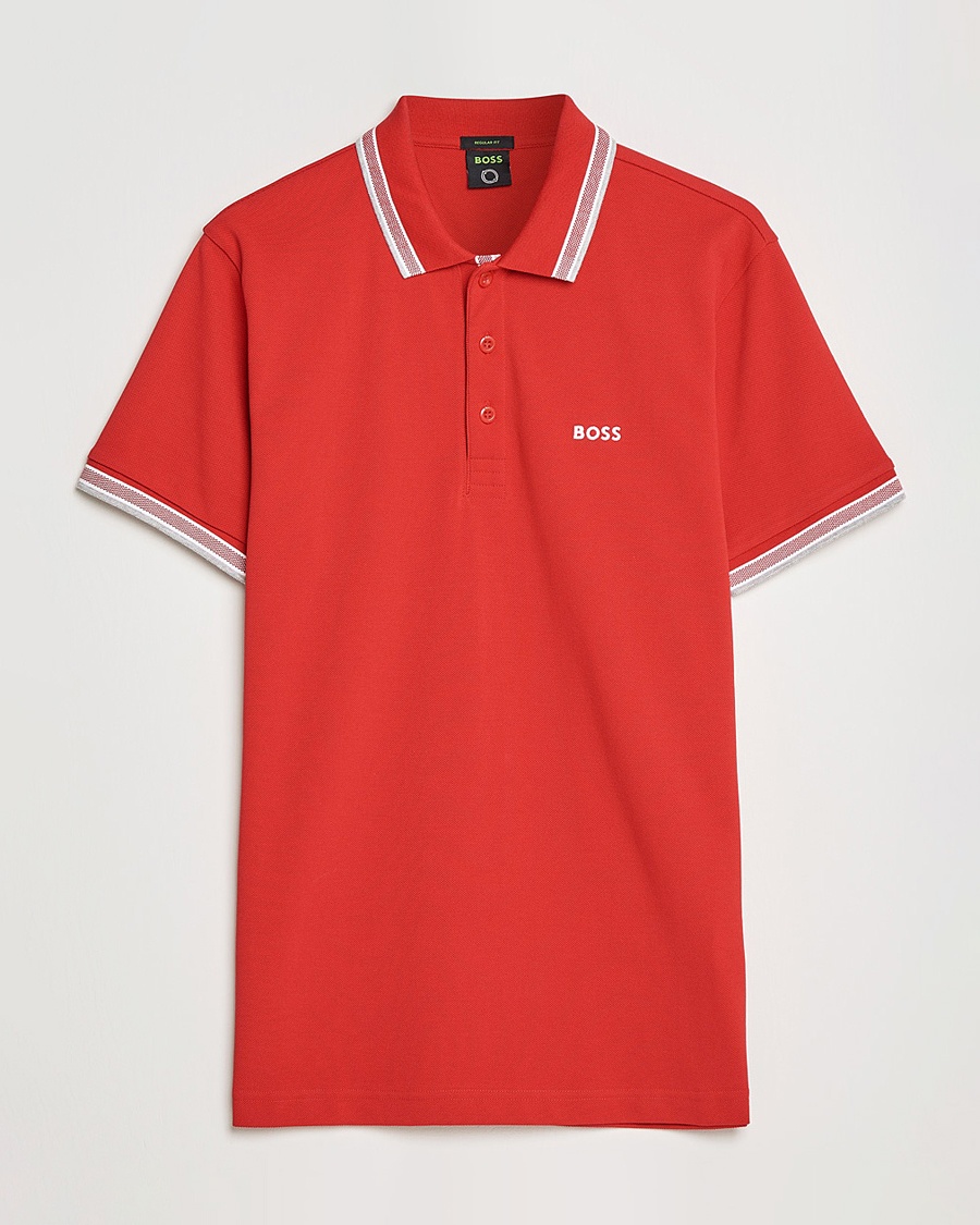 Herre | | BOSS Athleisure | Paddy Piké Medium Red