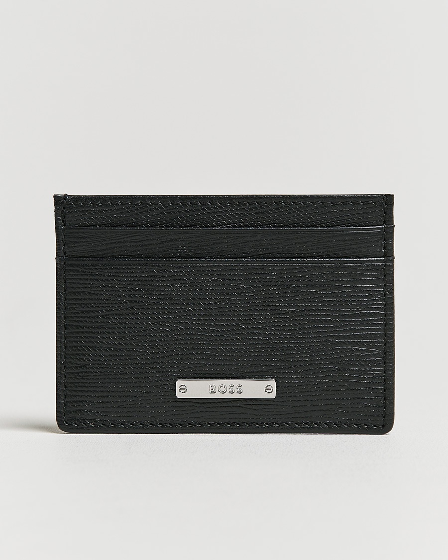 Herre | Kortholdere | BOSS BLACK | Gallery Leather Credit Card Holder Black