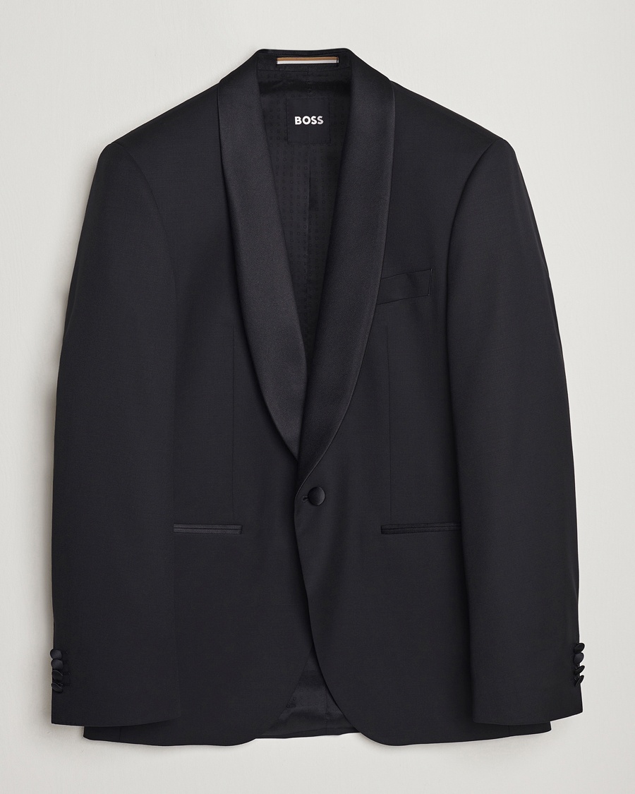 Herre | | BOSS BLACK | Jeckson Shawl Tuxedo Blazer Black