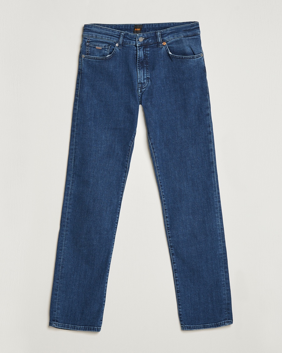 Herre | | BOSS Casual | Maine Regular Fit Super Stretch Jeans Lagoon Blue