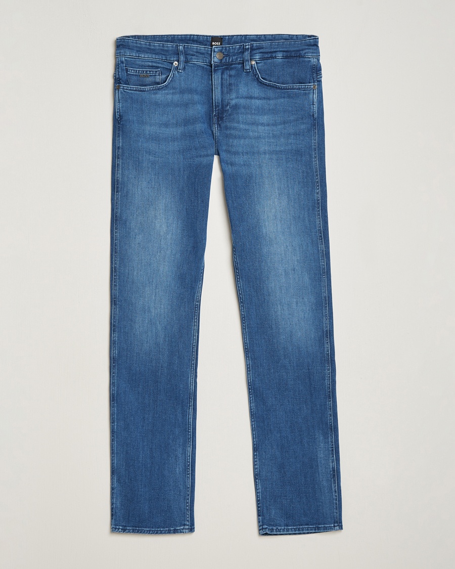 Herre | | BOSS BLACK | Delaware Slim Fit Stretch Jeans Medium Blue