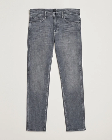 Herre | Grå jeans | BOSS BLACK | Delaware Slim Fit Stretch Jeans Medium Grey