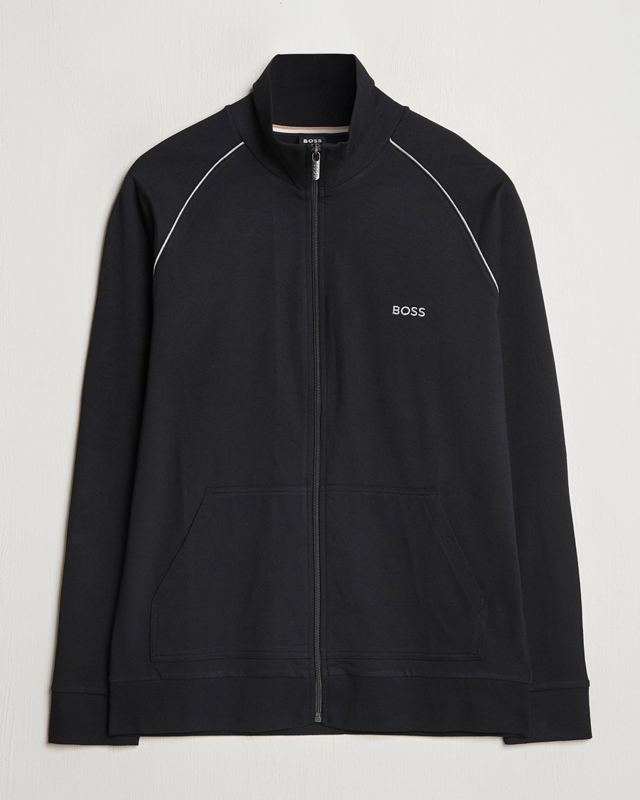 BOSS BLACK Mix & Match Full Zip Jacket Black – Svart