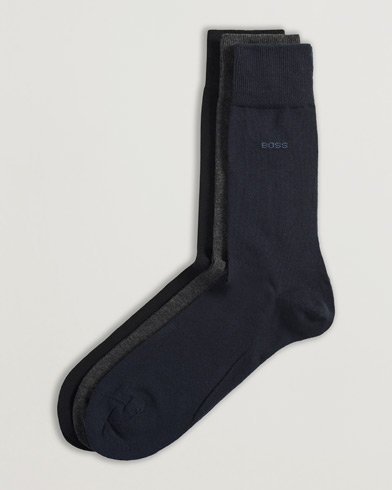 Vanlige sokker |  3-Pack RS Uni Socks Navy/Black/Grey