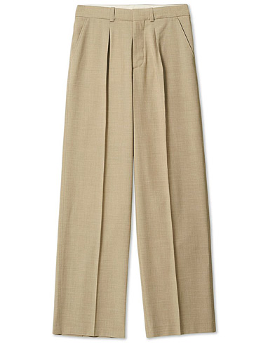  |  Pleated Wool Trousers Sand