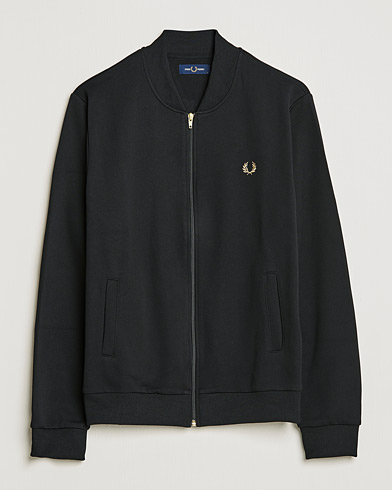 Herre |  | Fred Perry | Pique Textrue Track Jacket Black