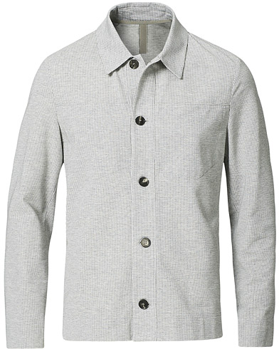  |  Cool Max Seersucker Overshirt Light Grey