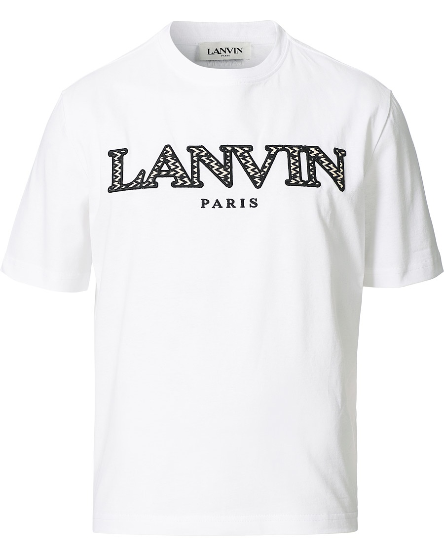 Lanvin Curb Logo T-Shirt Optic White Lanvin Curb Logo T-Shirt Optic White