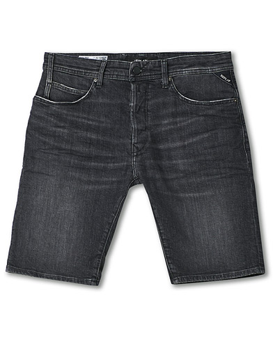 Jeansshorts |  RBJ901 Super Stretch Bio Denim Shorts Washed Black