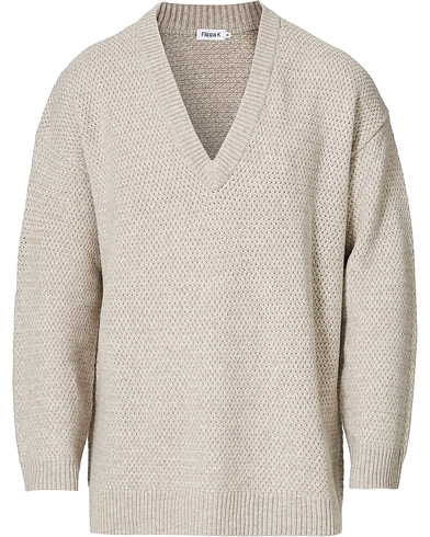 Filippa K Ash Sweater Beige Melange