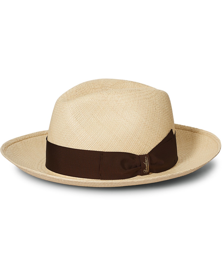 Borsalino Panama Quito With Large Brim Brown Borsalino Panama Quito With Large Brim Brown