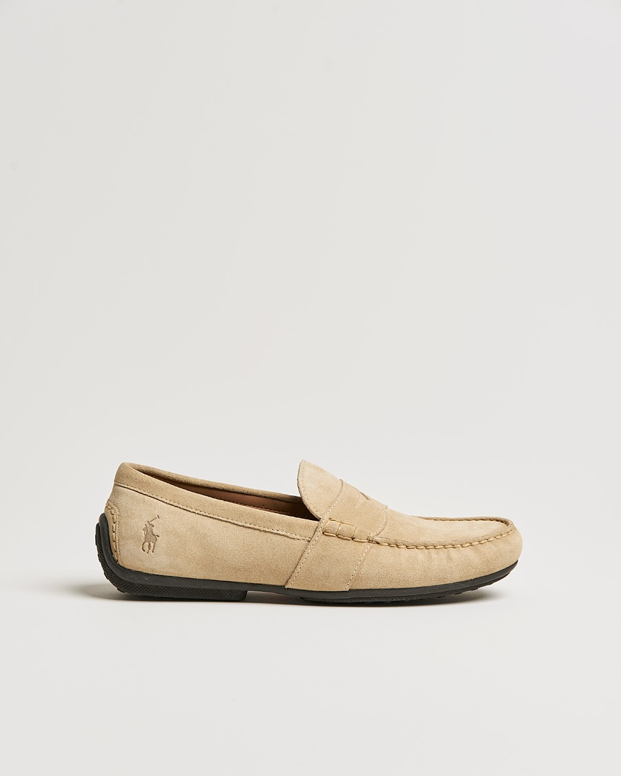 Polo Ralph Lauren Reynold Driving Loafer Beige Suede Polo Ralph Lauren Reynold Driving Loafer Beige Suede