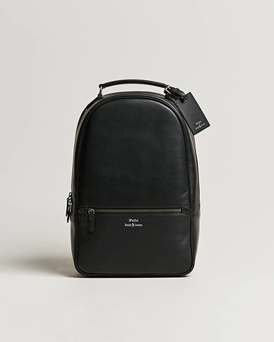 Herre | Ryggsekker | Polo Ralph Lauren | Leather Backpack Black