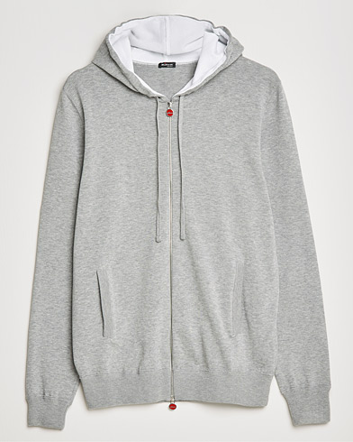 Nye varemerker |  Soft Cotton Hooded Sweater Light Grey
