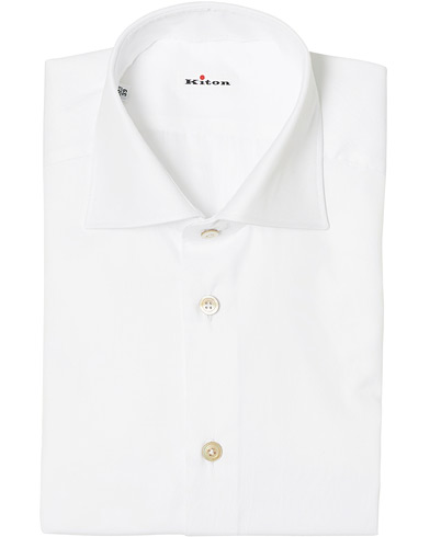 Herre |  | Kiton | Classic Dress Shirt White