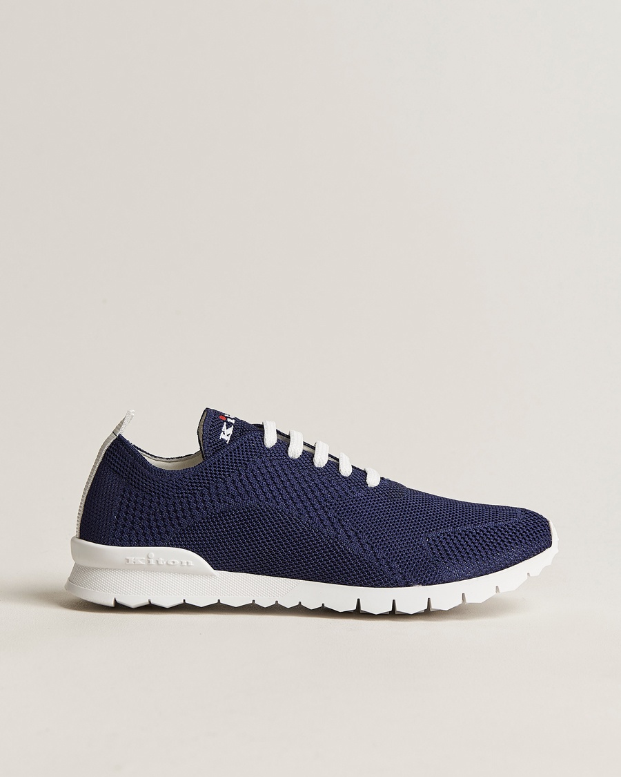 Kiton Mesh Running Sneaker Navy Kiton Mesh Running Sneaker Navy