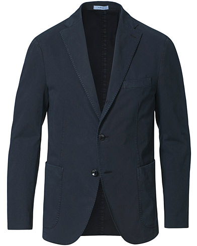Bomullsblazer |  K Jacket Cotton Stretch Blazer Navy
