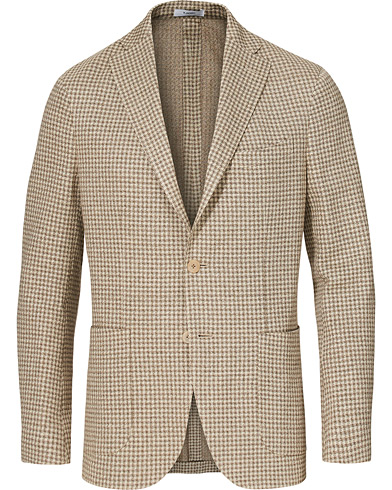 Linblazer |  K Jacket Jersey Vichy Blazer Beige