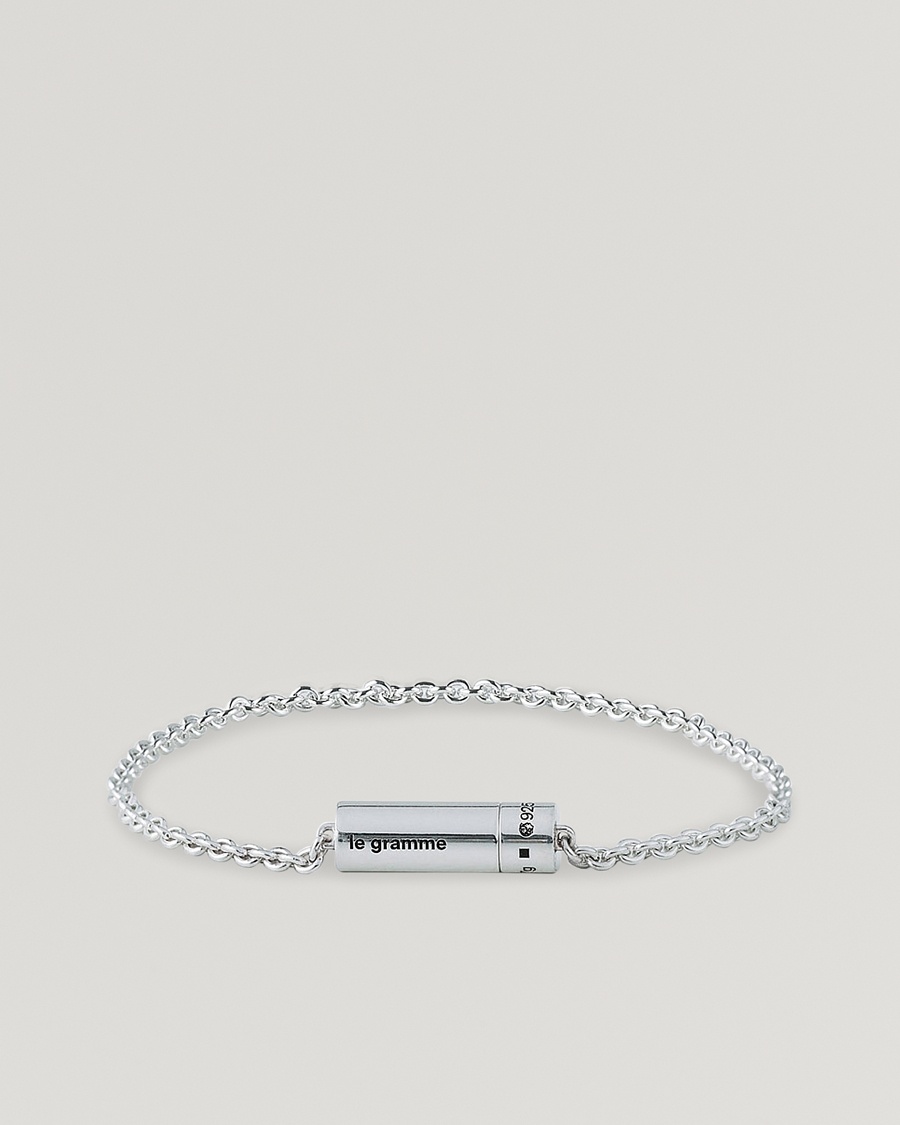 Herre | | LE GRAMME | Chain Cable Bracelet Sterling Silver 7g
