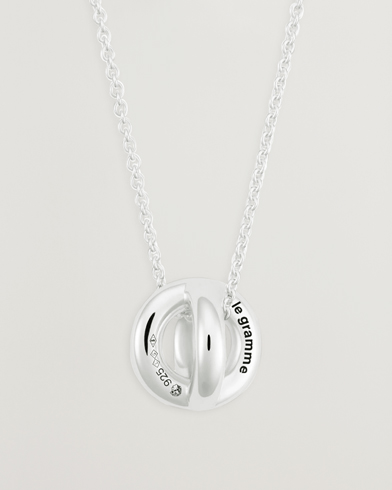 Herre | Halsband | LE GRAMME | Entrelacs Pendant Necklace Sterling Silver 3g