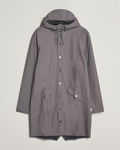 Herre | RAINS | RAINS | Long Jacket Slate Grey